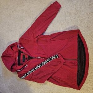 Tommy Hilfiger Red Hooded Jacket